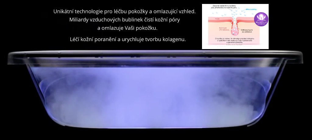 microsilk omlazující systém pro vířivky s swim spa léčba exémů